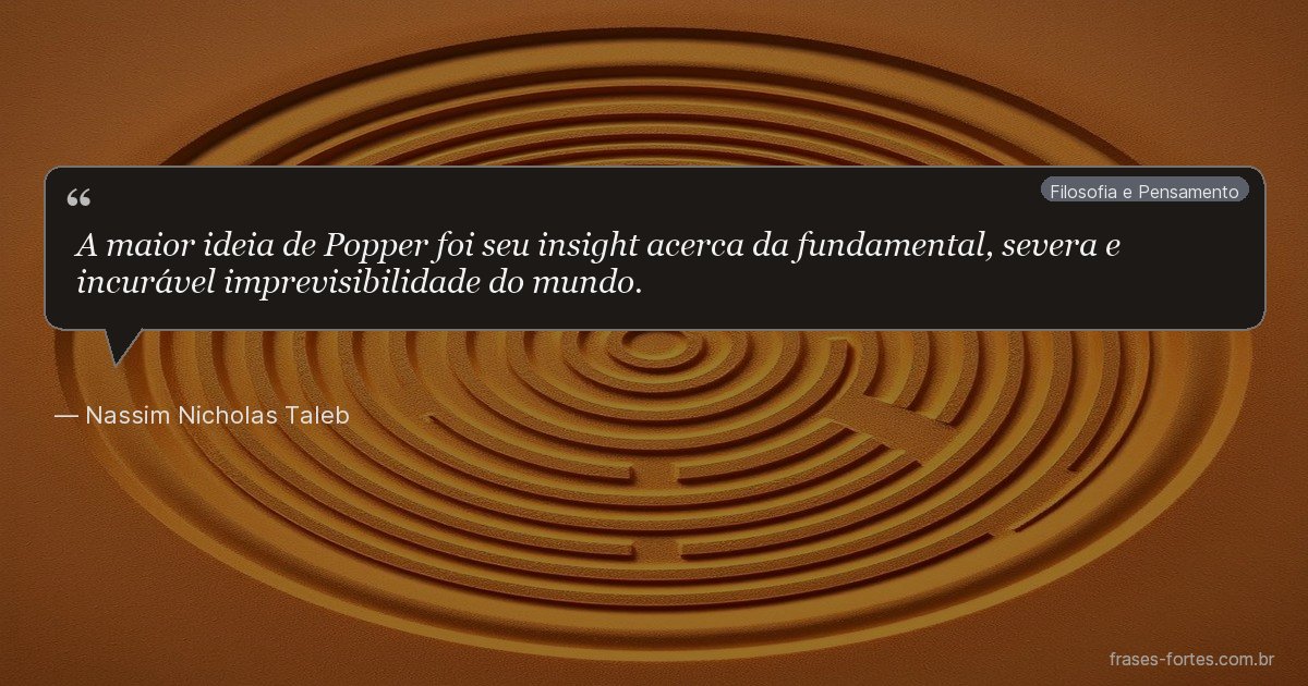 Frase de Nassim Nicholas Taleb