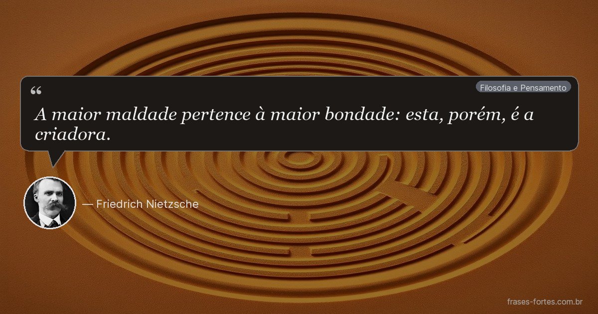 Frase de Friedrich Nietzsche