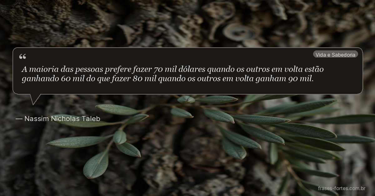 Frase de Nassim Nicholas Taleb