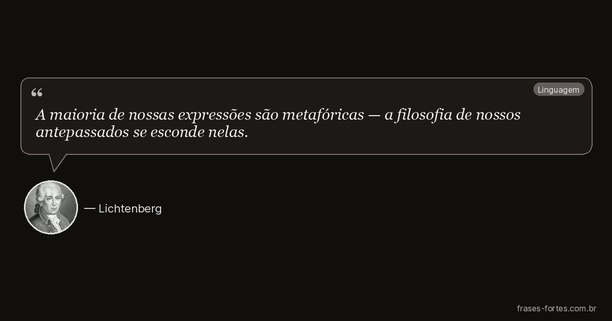 Frase de Lichtenberg