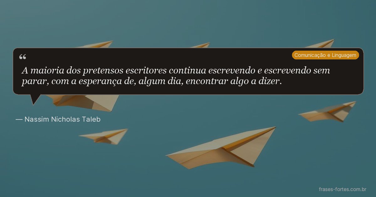 Frase de Nassim Nicholas Taleb