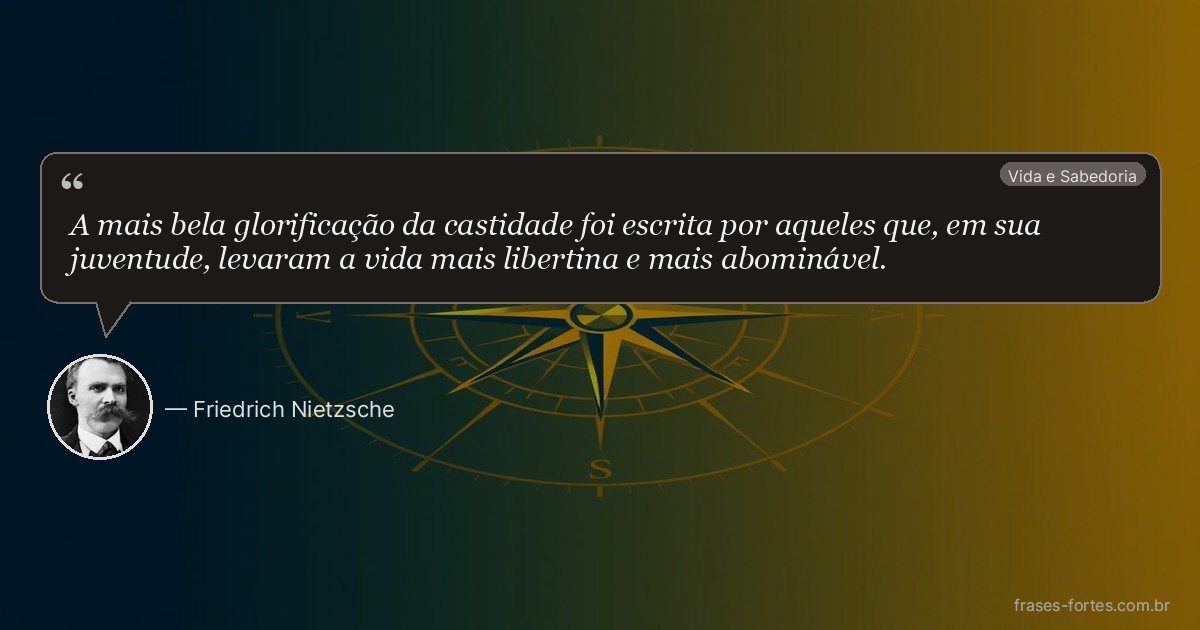 Frase de Friedrich Nietzsche