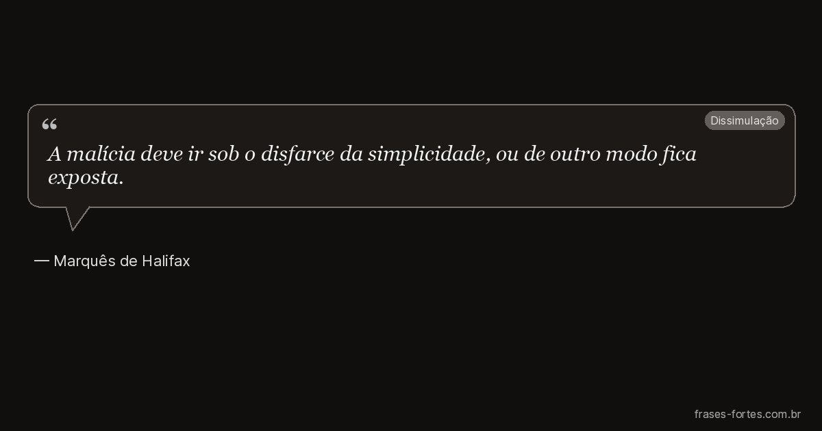 Frase de Marquês de Halifax