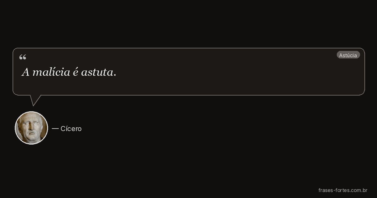 Frase de Cícero