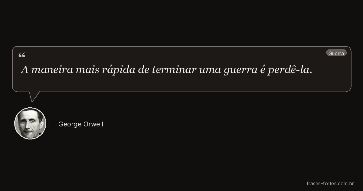 Frase de George Orwell