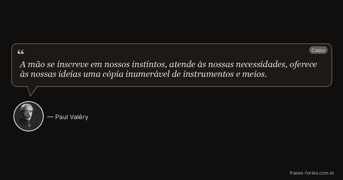 Frase de Paul Valéry