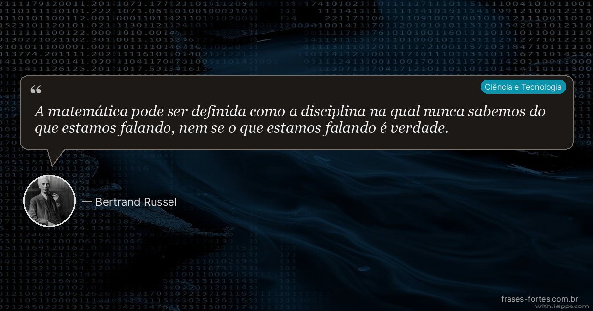 Frase de Bertrand Russel