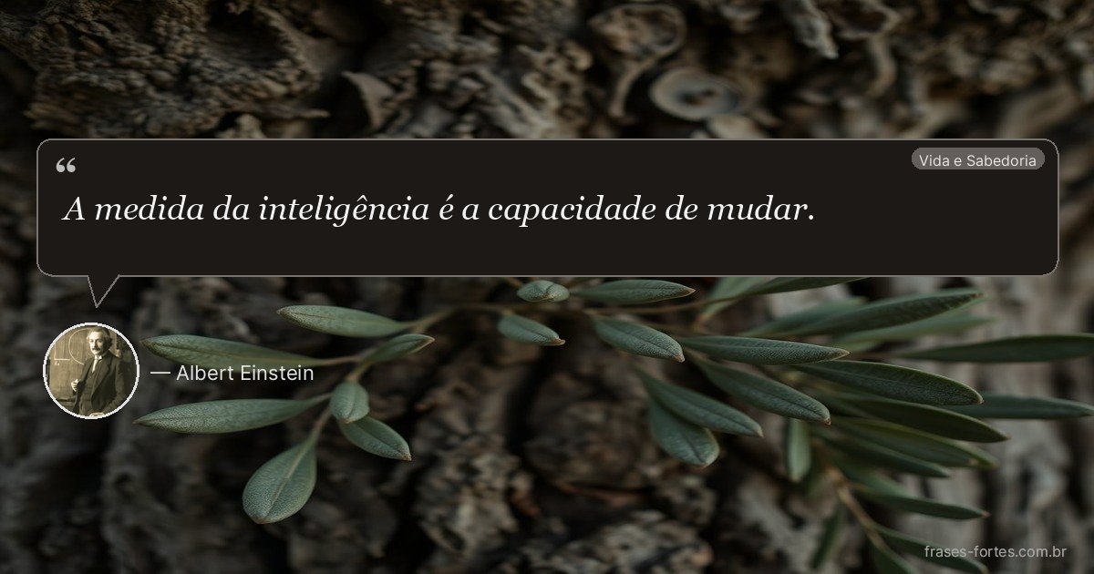 Frase de Albert Einstein