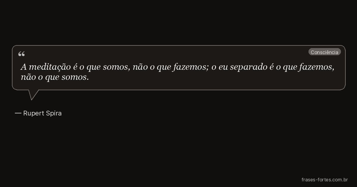 Frase de Rupert Spira