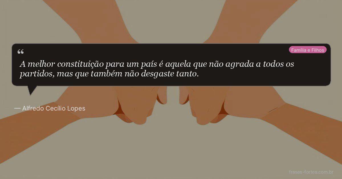 Frase de Alfredo Cecílio Lopes
