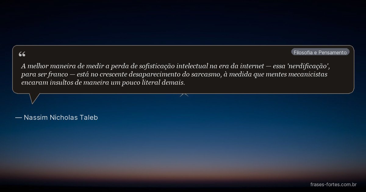 Frase de Nassim Nicholas Taleb