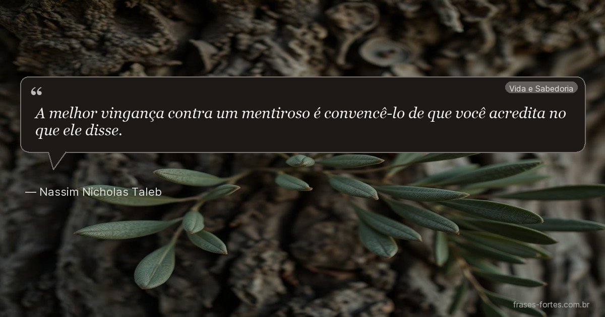 Frase de Nassim Nicholas Taleb