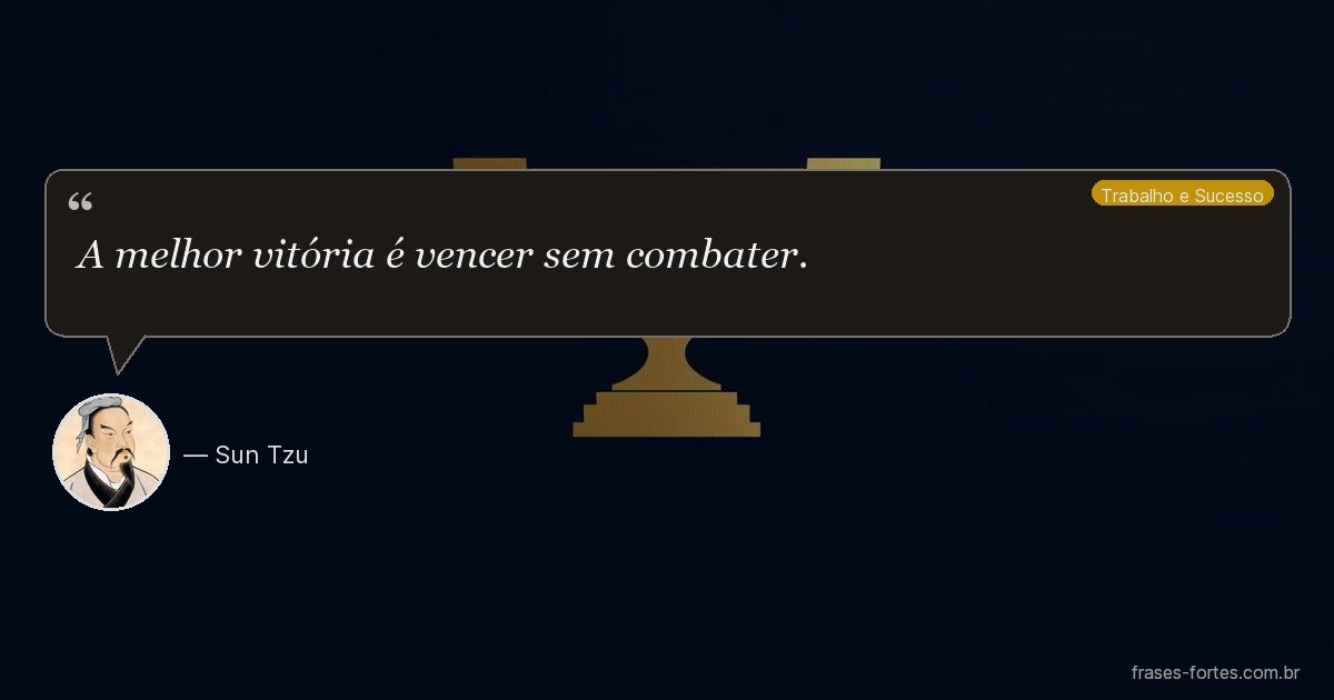 Frase de Sun Tzu