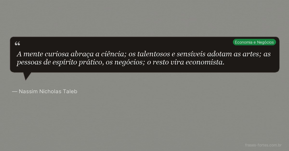 Frase de Nassim Nicholas Taleb