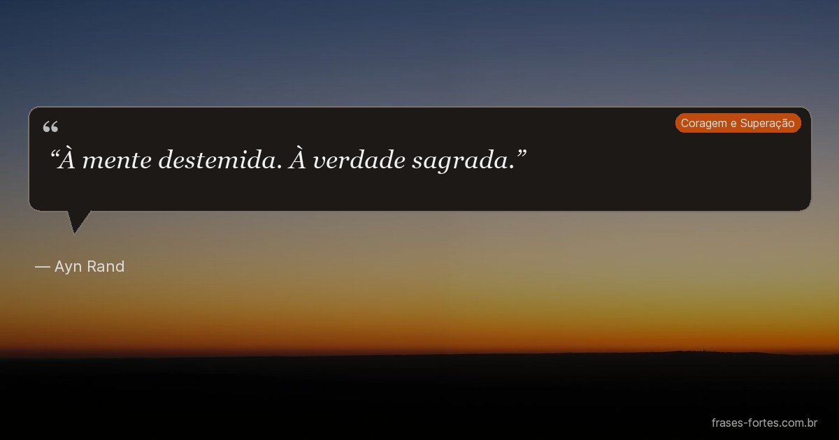 Frase de Ayn Rand