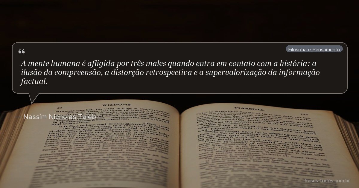 Frase de Nassim Nicholas Taleb