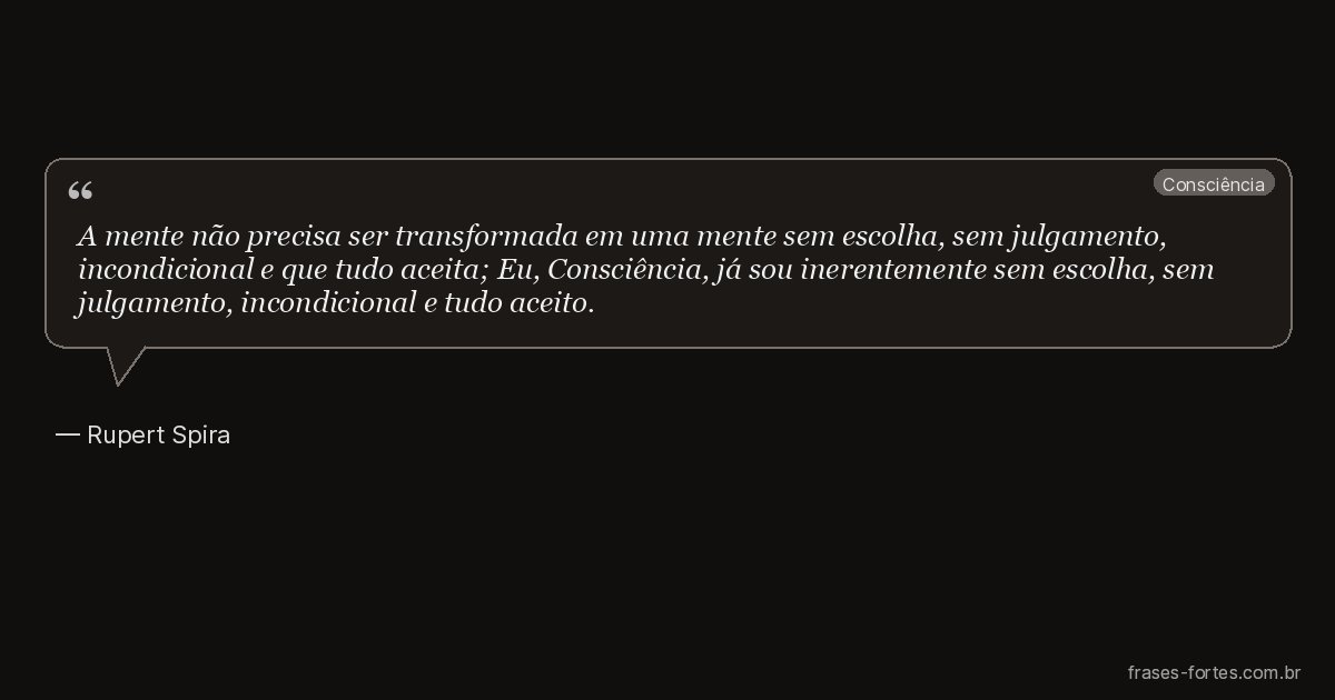 Frase de Rupert Spira