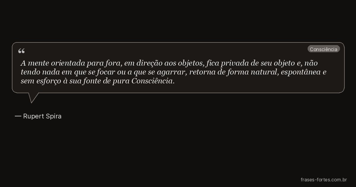 Frase de Rupert Spira