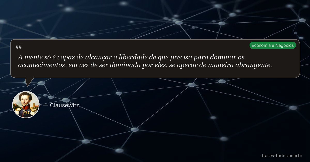 Frase de Clausewitz