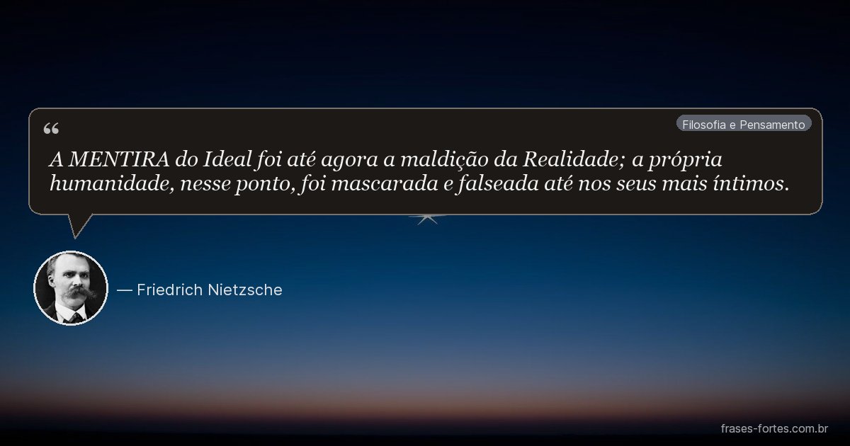 Frase de Friedrich Nietzsche