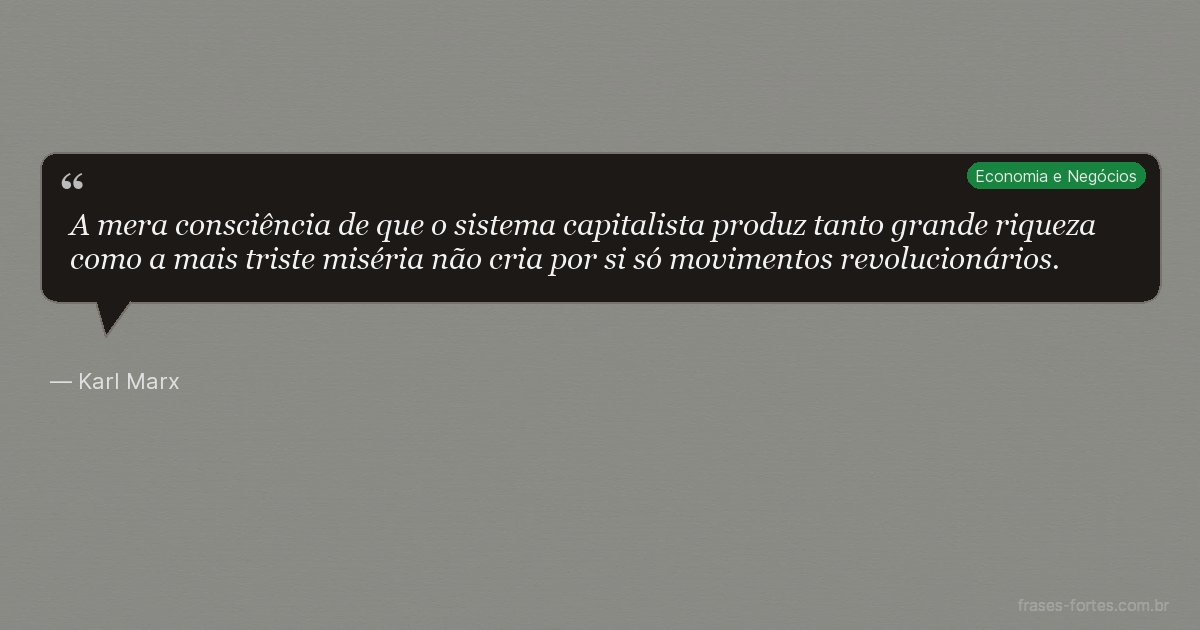 Frase de Karl Marx