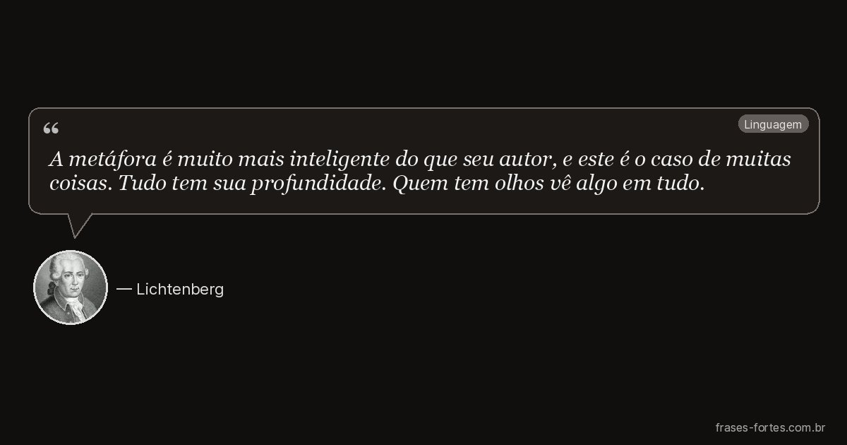 Frase de Lichtenberg