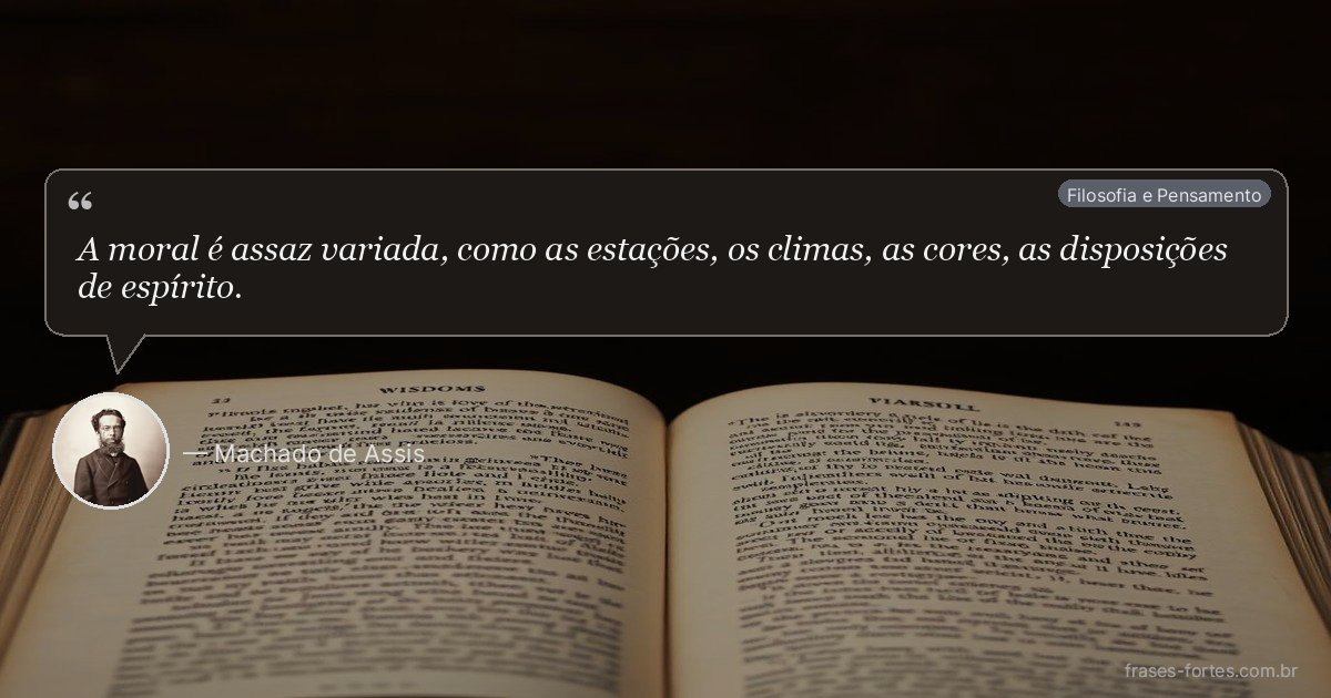 Frase de Machado de Assis