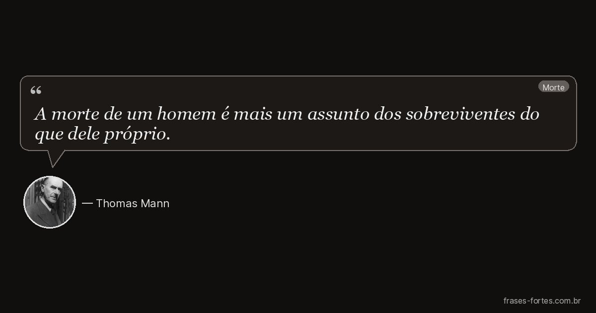 Frase de Thomas Mann