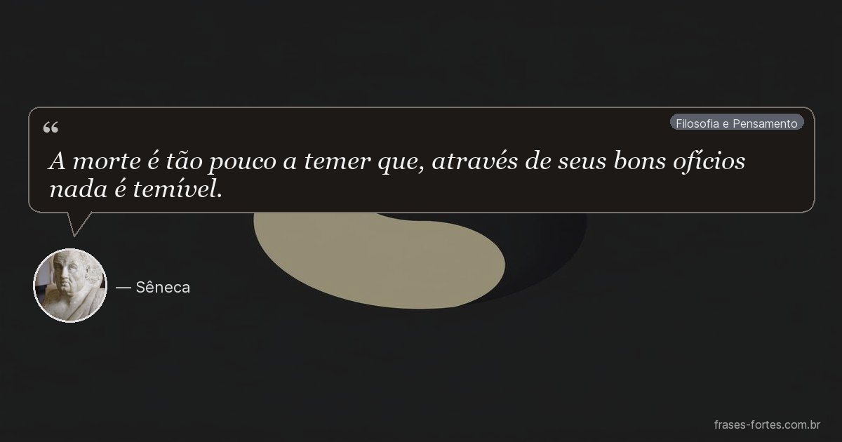 Frase de Sêneca