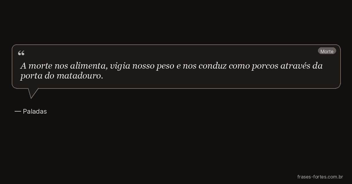 Frase de Paladas