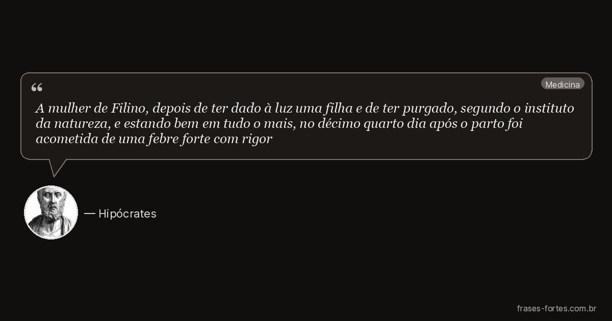 Frase de Hipócrates