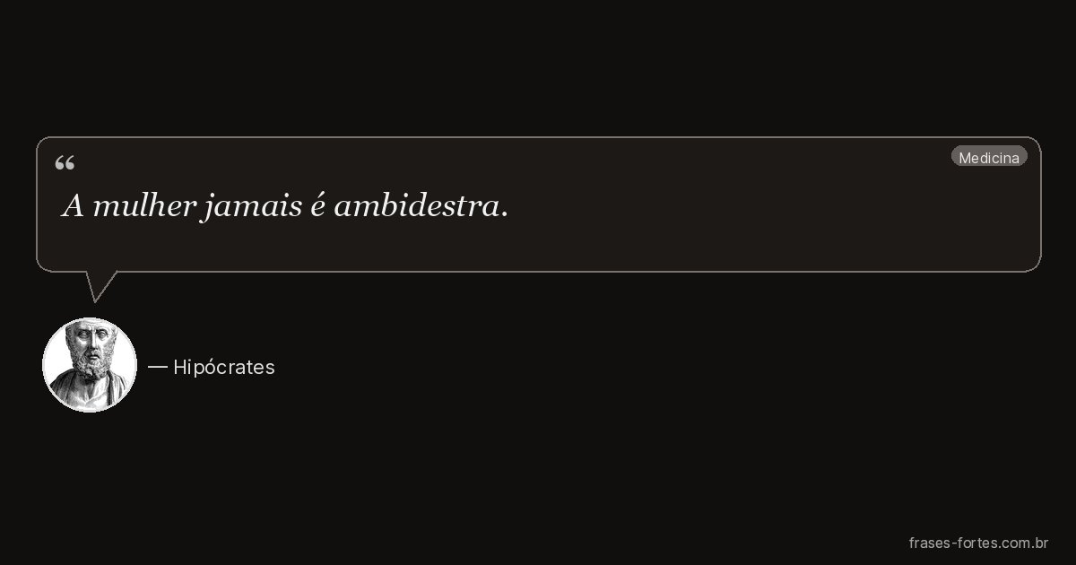 Frase de Hipócrates