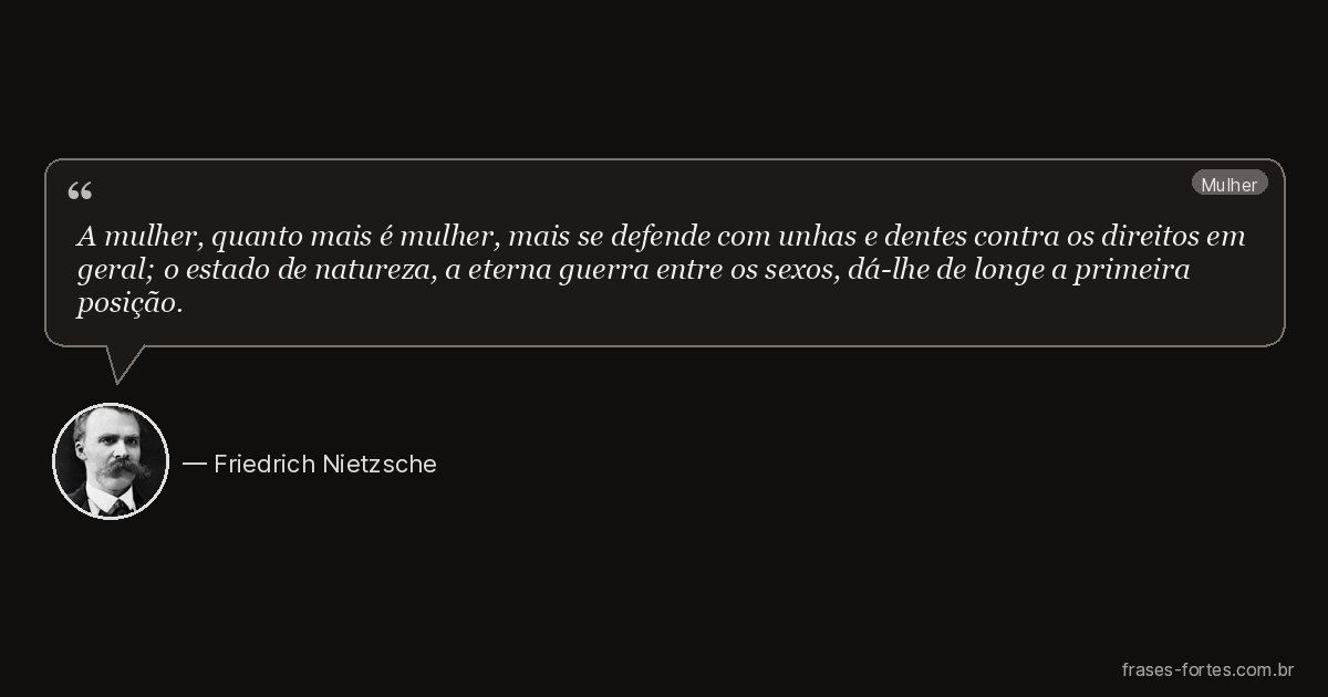 Frase de Friedrich Nietzsche