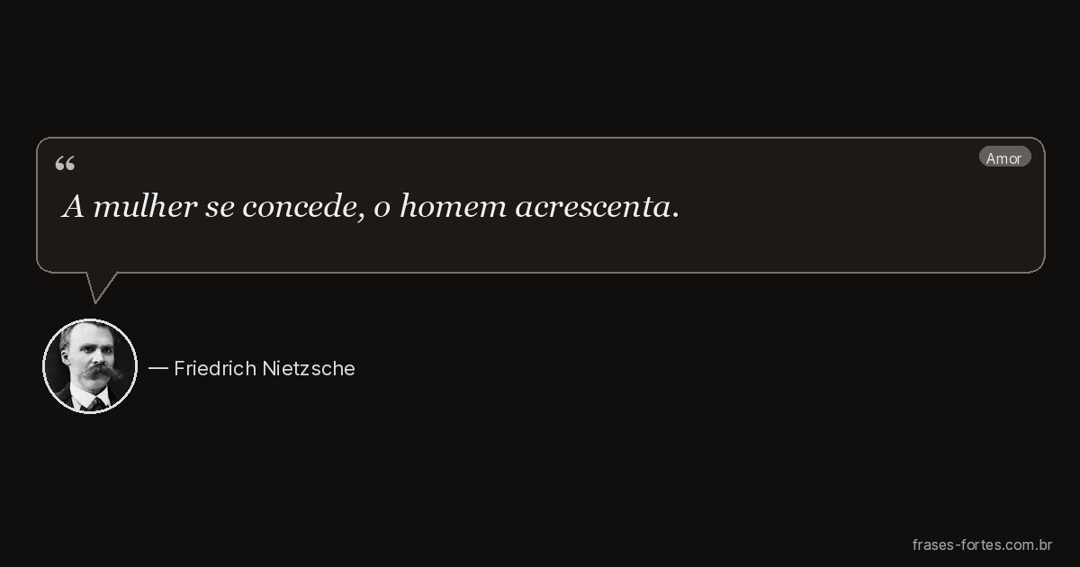 Frase de Friedrich Nietzsche