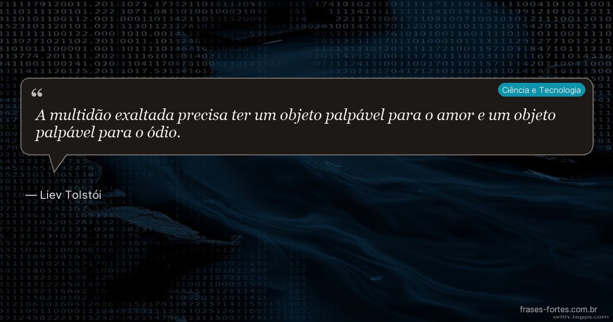 Frase de Liev Tolstói