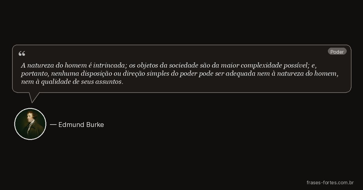 Frase de Edmund Burke