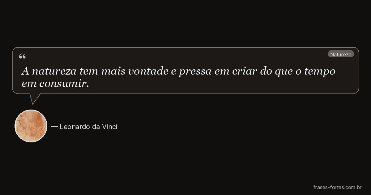 Frase de Leonardo da Vinci