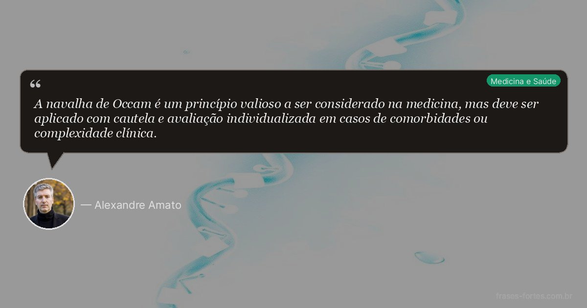 Frase de Alexandre Amato