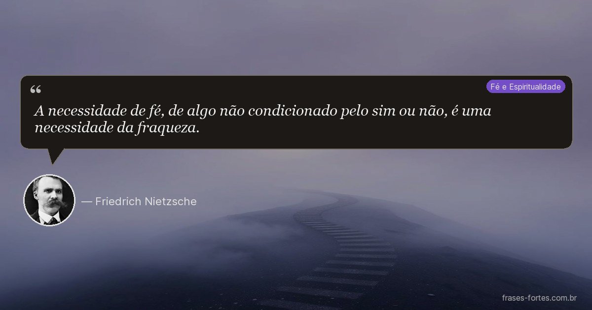 Frase de Friedrich Nietzsche