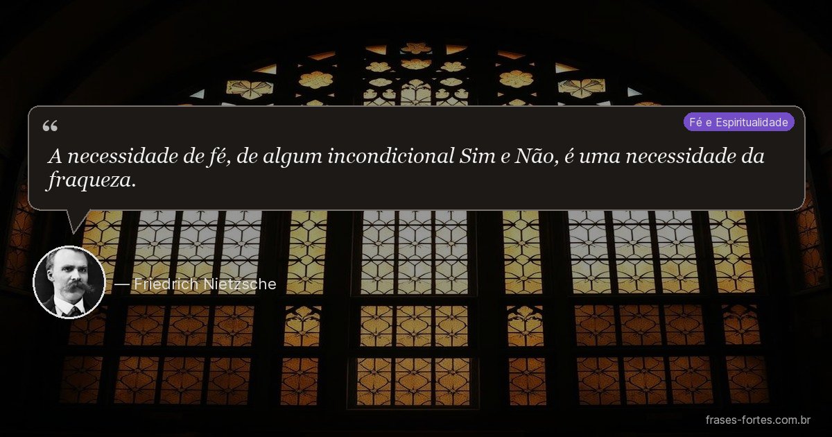 Frase de Friedrich Nietzsche