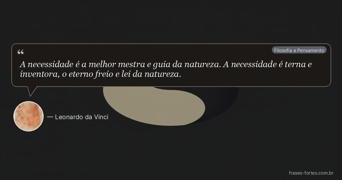 Frase de Leonardo da Vinci