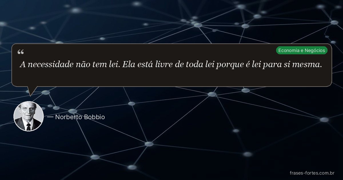 Frase de Norberto Bobbio