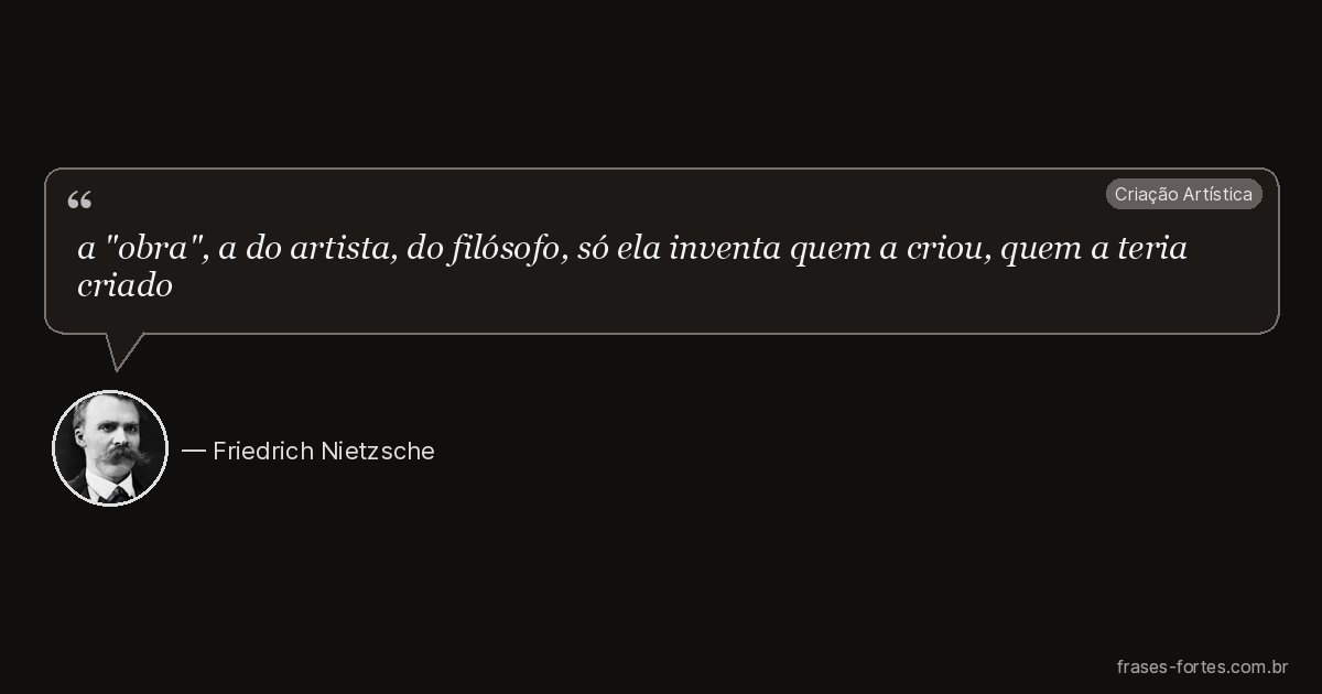 Frase de Friedrich Nietzsche