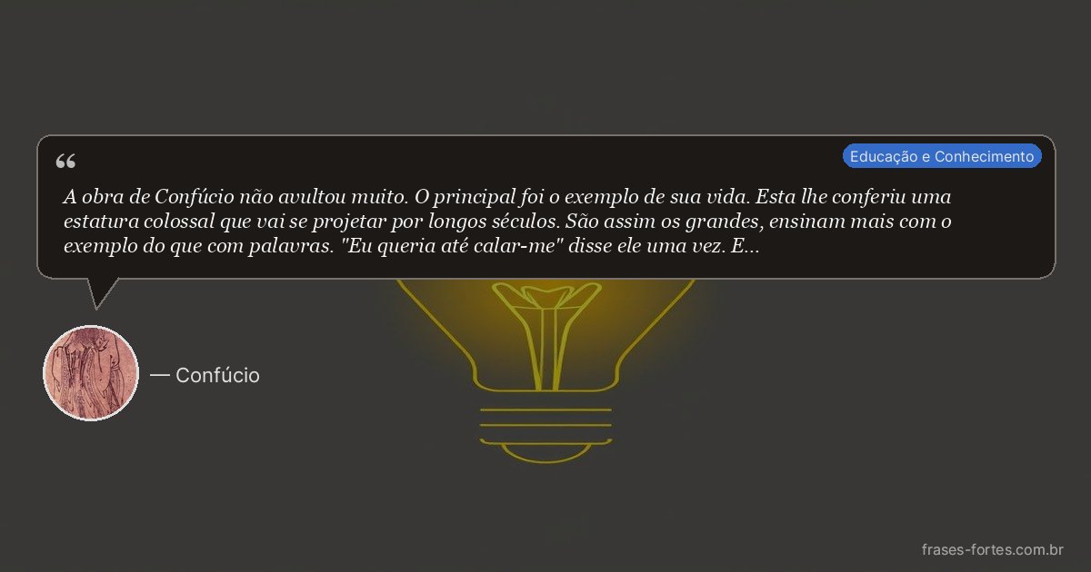 Frase de Confúcio