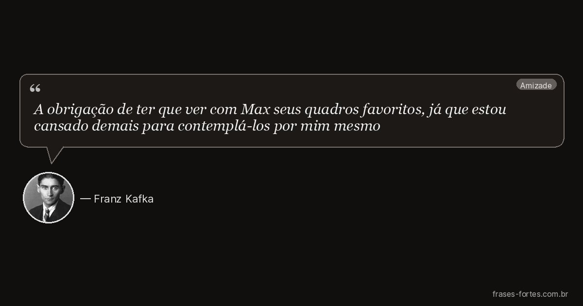 Frase de Franz Kafka