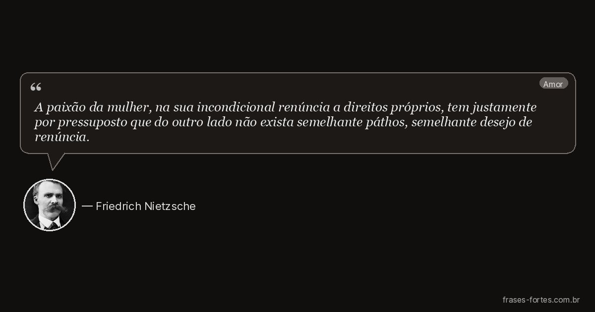 Frase de Friedrich Nietzsche