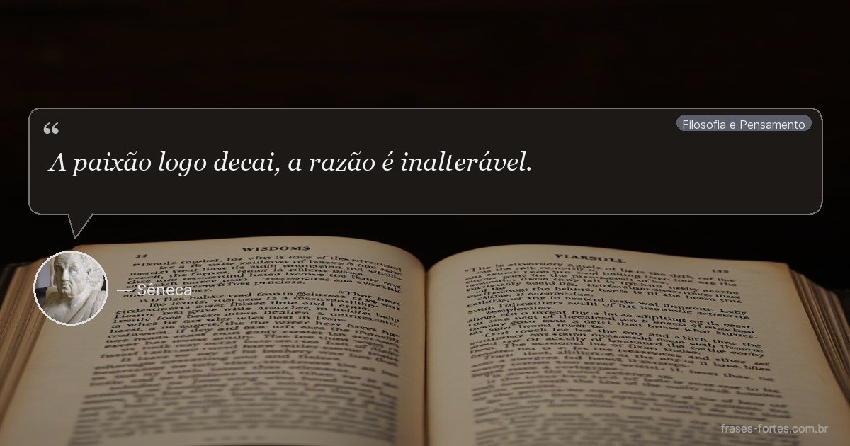 Frase de Sêneca