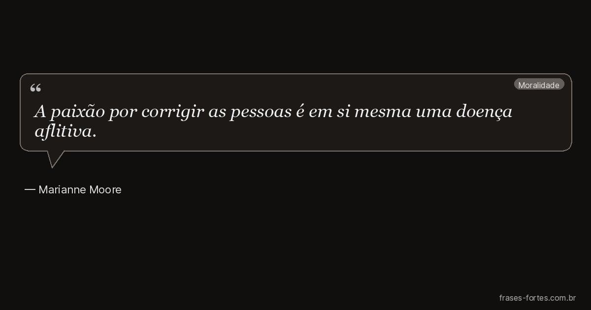Frase de Marianne Moore