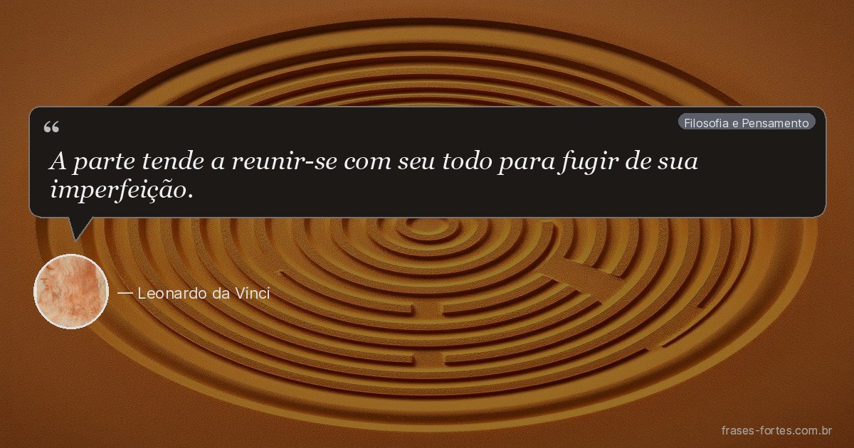 Frase de Leonardo da Vinci