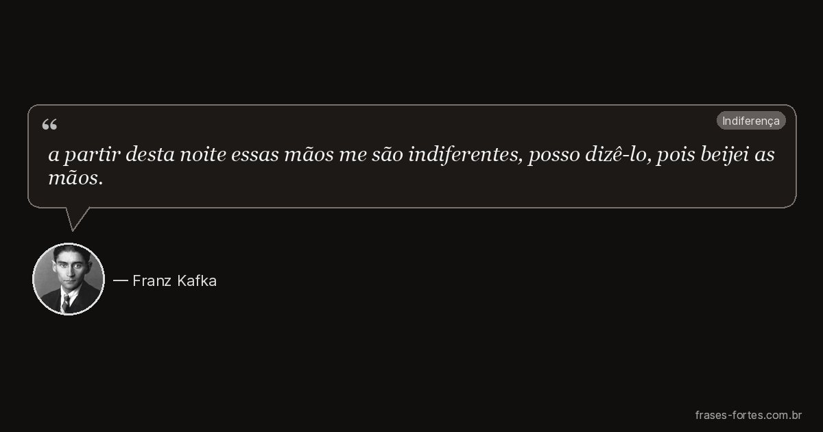Frase de Franz Kafka